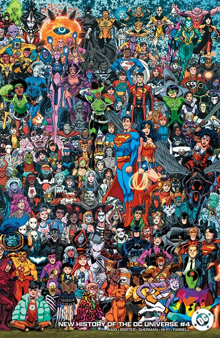 New History of the DC Universe 4 Comic Scott Koblish Legacy Variant DC Comics 2025