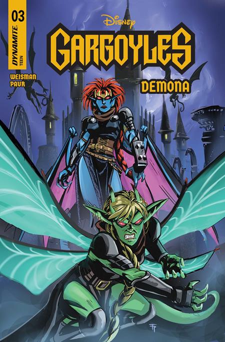 Gargoyles: Demona 3 Comic Frank Paur Variant Dynamite Entertainment 2025