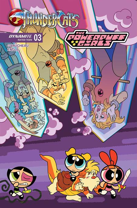 Thundercats / The Powerpuff Girls 3 Comic Coleman Engle Variant Dynamite Entertainment 2025