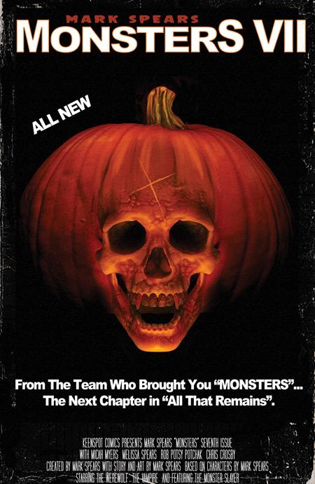 Mark Spears Monsters 7 Comic Mark Spears Halloween Homage Variant Keenspot Entertainment 2025
