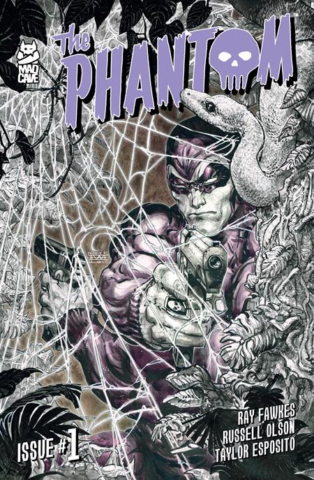 The Phantom (Mad Cave) 1 Comic Freddie Williams II B&W Variant Mad Cave 2025