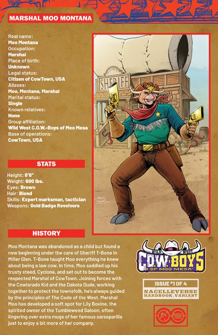 Wild West COW-Boys of Moo Mesa 1 Comic Gavin Smith Variant Oni Press 2025