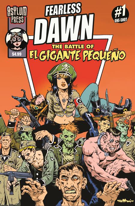 FEARLESS DAWN THE BATTLE OF EL GIGANTE PEQUENO (ONE-SHOT) CVR B STEVE MANNION HELGAS CREW VAR Asylum Press Steve Mannion Steve Mannion Steve Mannion PREORDER