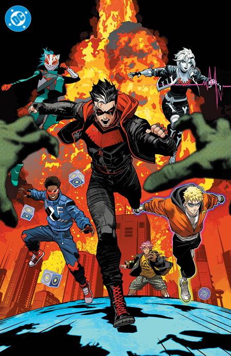 TEEN TITANS #1 CVR F DAN MORA FOIL VAR DC Comics Kyle Higgins Daniele Di Nicuolo Dan Mora PREORDER