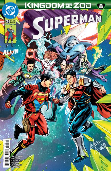SUPERMAN #42 CVR A LUCAS MEYER CONNECTING (KINGDOM OF ZOD) DC Comics Joshua Williamson Eddy Barrows Lucas Meyer PREORDER