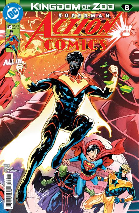 ACTION COMICS #1102 CVR A LUCAS MEYER CONNECTING (KINGDOM OF ZOD) DC Comics Mark Waid Montos Lucas Meyer PREORDER