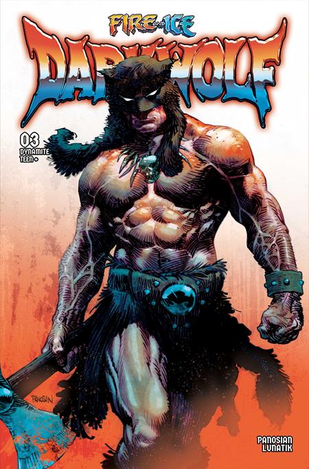 FIRE AND ICE DARKWOLF #3 CVR A DAN PANOSIAN DYNAMITE Entertainment Dan Panosian Andrey Lunatic Dan Panosian PREORDER