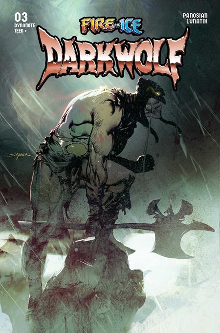 FIRE AND ICE DARKWOLF #3 CVR D STUART SAYGER VAR DYNAMITE Entertainment Dan Panosian Andrey Lunatic Stuart Sayger PREORDER