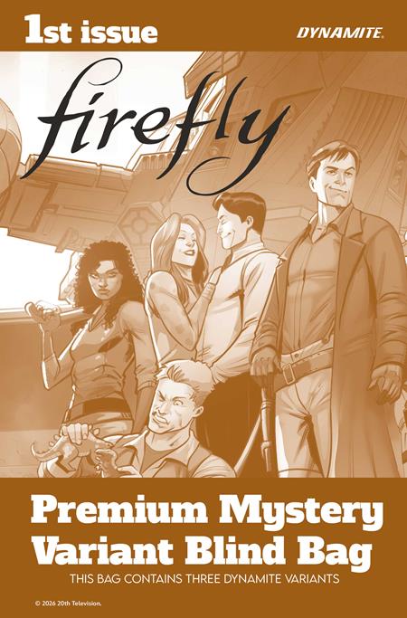 FIREFLY #1 CVR M PREMIUM MYSTERY BLIND BAG VAR DYNAMITE Entertainment Mark Russell Lorenzo Re Blind Bag PREORDER