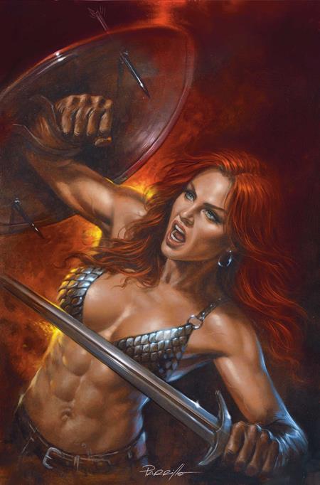 RED SONJA SHE DEVIL WITH A SWORD #5 CVR J INC 1:15 LUCIO PARRILLO VIRGIN VAR DYNAMITE Entertainment Rory McConville Pablo de Bonis Lucio Parrillo PREORDER