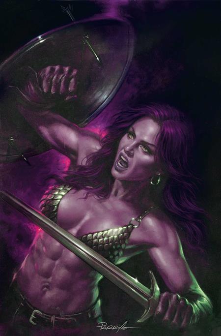 Red Sonja: She-Devil with a Sword 5 Comic Lucio Parrillo Ultraviolet Virgin Incentive Variant (1:7) Dynamite Entertainment 2026