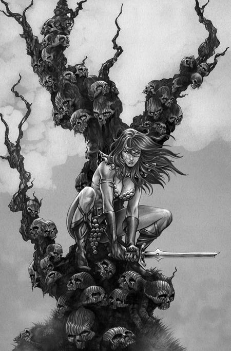 Red Sonja: She-Devil with a Sword 5 Comic Mike Rooth B&w Virgin Incentive Variant (1:7) Dynamite Entertainment 2026