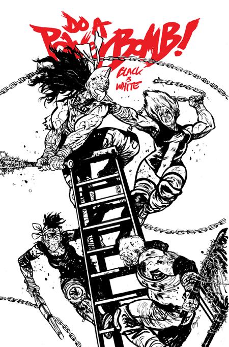 DO A POWERBOMB BLACK AND WHITE #3 (OF 3) CVR B DANIEL WARREN JOHNSON VAR Image Comics Daniel Warren Johnson Daniel Warren Johnson Daniel Warren Johnson PREORDER