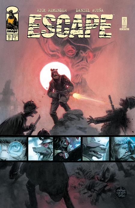 ESCAPE #10 CVR B ANDREW ROBINSON VAR Image Comics Rick Remender Daniel Acuna Andrew Robinson PREORDER
