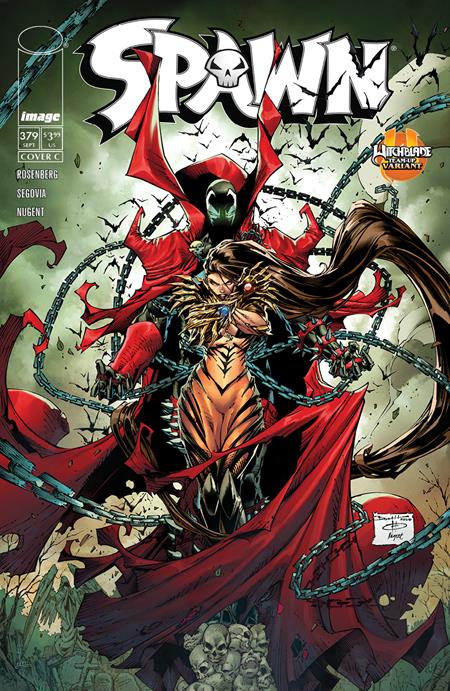 SPAWN #379 CVR C BRETT BOOTH WITCHBLADE TEAM UP VAR Image Comics Matthew Rosenberg Stephen Segovia Brett Booth PREORDER