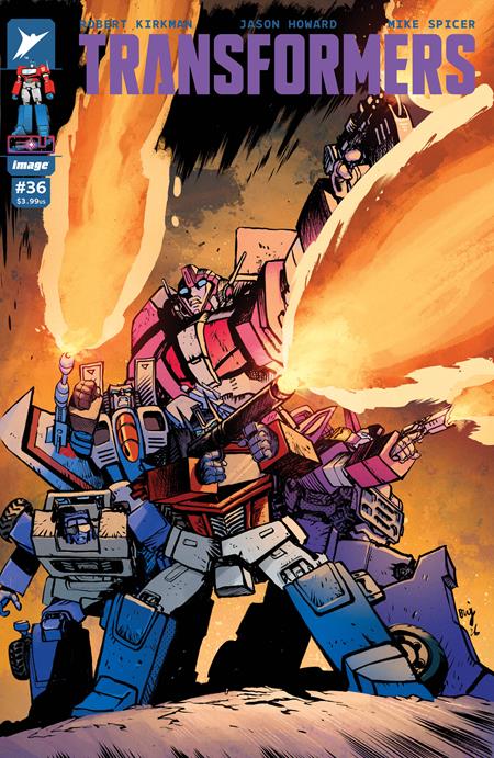 TRANSFORMERS #36 CVR B DANIEL WARREN JOHNSON & MIKE SPICER VAR Image Comics Robert Kirkman Jason Howard, Mike Spicer Daniel Warren Johnson, Mike Spicer PREORDER