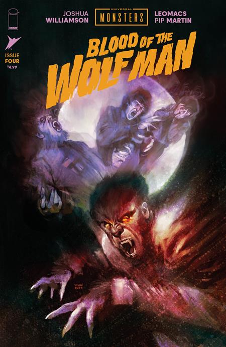 UNIVERSAL MONSTERS BLOOD OF THE WOLF MAN #4 (OF 4) CVR F INC 1:75 MARTIN SIMMONDS VAR Image Comics Joshua Williamson Leomacs, Pip Martin Martin Simmonds PREORDER
