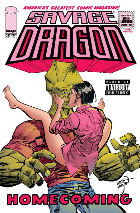 SAVAGE DRAGON #281 3RD PTG (MR) Image Comics Erik Larsen Erik Larsen Erik Larsen PREORDER
