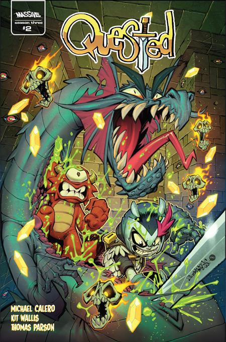 QUESTED #2 (OF 3) CVR B JON SOMMARIVA VAR Massive Publishing Michael Calero Kit Wallis Jon Sommariva PREORDER