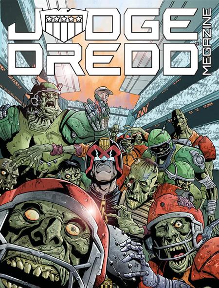 JUDGE DREDD MEGAZINE #496 Rebellion Publishing Geoffrey D. Wessel, Kenneth Niemand, John Reppion, Andi Ewington Nick Roche, Conor Boyle, Lee Carter, Sinu Chandresenan Anthony Williams PREORDER