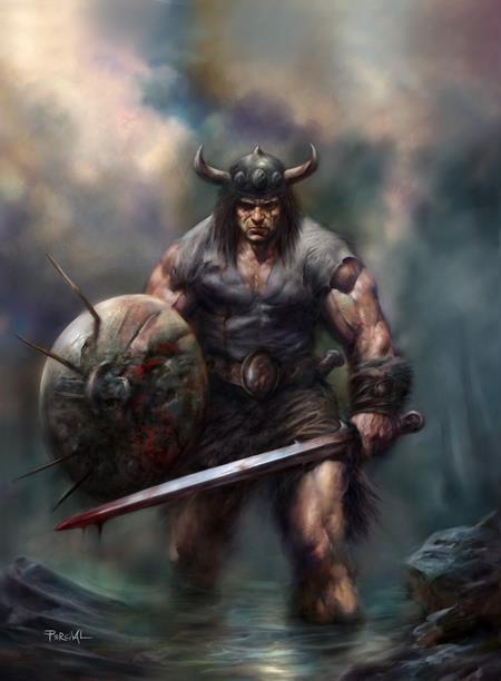 SAVAGE SWORD OF CONAN #16 CVR D NICK PERCIVAL VIRGIN CARDSTOCK VAR (MR) Titan Comics Jim Zub Nicola Scott, Chris Campana, Scott Izaakse Nick Percival PREORDER