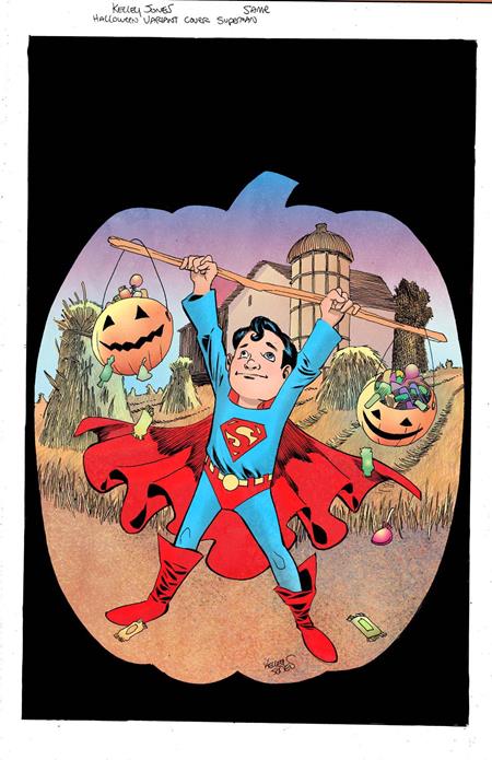 SUPERMAN #19 CVR E KELLEY JONES TRICK OR TREAT CARD STOCK VAR DC Comics Joshua Williamson Dan Mora Kelley Jones PREORDER