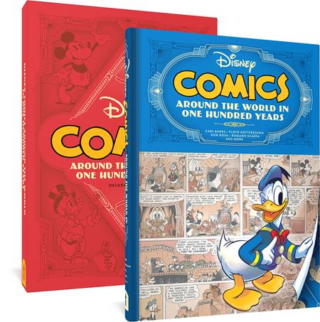 DISNEY COMICS HC AROUND THE WORLD IN ONE HUNDRED YEARS DELUXE EDITION Fantagraphics Carl Barks Carl Barks Carl Barks PREORDER