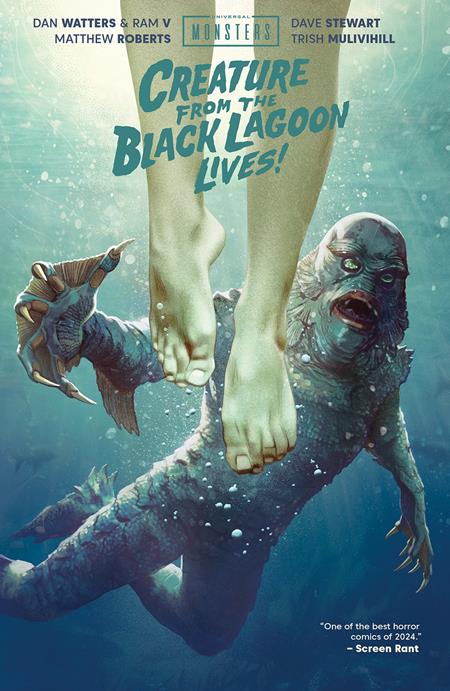 UNIVERSAL MONSTERS CREATURE FROM THE BLACK LAGOON LIVES HC DIRECT MARKET EXCLUSIVE JOSHUA MIDDLETON CVR Image Comics Dan Watters, Ram V Matthew Roberts, Dave Stewart, Trish Mulvihill Joshua Middleton PREORDER