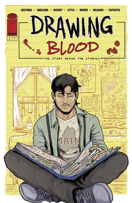 DRAWING BLOOD #7 (OF 12) CVR B BEN BISHOP VAR Image Comics David Avallone, Kevin Eastman Ben Bishop, Kevin Eastman, Troy Little, Jason Moore Ben Bishop PREORDER