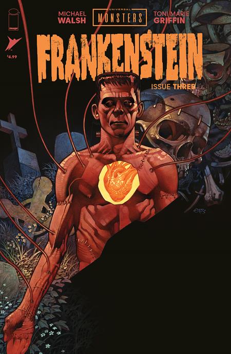 UNIVERSAL MONSTERS FRANKENSTEIN #3 (OF 4) CVR F INC 1:75 CHRIS STEVENS VAR Image Comics Michael Walsh Michael Walsh, Toni Marie Griffin Chris Stevens PREORDER