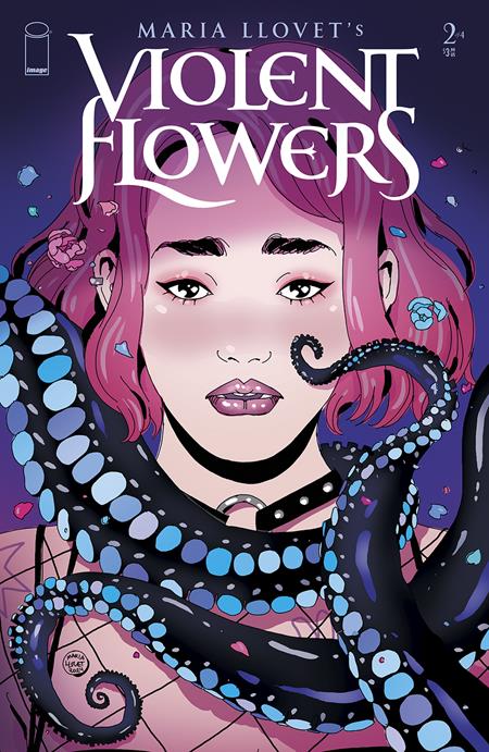 VIOLENT FLOWERS #2 (OF 4) CVR B MARIA LLOVET TENTACLE VAR (MR) Image Comics Maria Llovet Maria Llovet Maria Llovet PREORDER