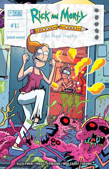 RICK AND MORTY FINALS WEEK OLD MAN MORTY #1 (ONE SHOT) CVR C INC 1:10 MARC ELLERBY INTERLOCKING VAR (MR) Oni Press Alex Firer Fred C. Stresing Marc Ellerby PREORDER