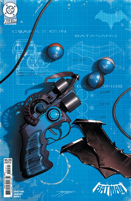 Batman, Vol. 4 2 Comic Jorge Jimenez Bat-gadget DC Comics 2025