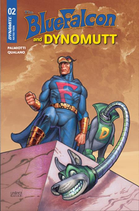 The Blue Falcon & Dynomutt 2 Comic Joseph Micheal Linsner Dynamite Entertainment 2025