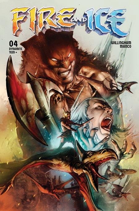 Fire and Ice 4 Comic Leonardo Manco Dynamite Entertainment 2025