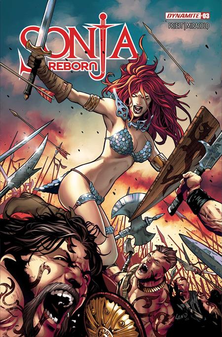 Sonja Reborn 3 Comic Greg Land Variant Dynamite Entertainment 2025