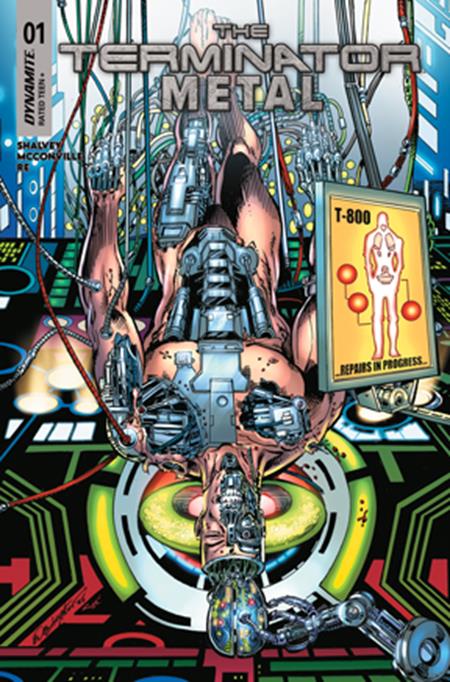 The Terminator: Metal 1 Comic Bob Layton Variant Dynamite Entertainment 2025