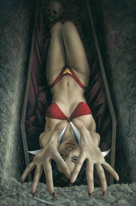 Vampirella, Vol. 8 8 Comic Celina Incentive Virgin Variant (1:15) Dynamite Entertainment 2025