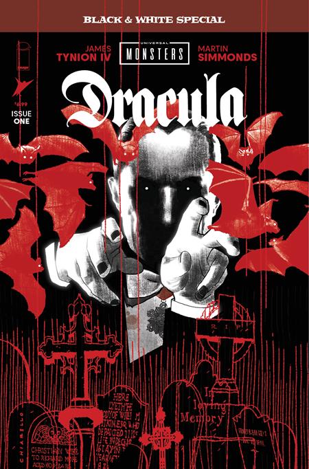 Universal Monsters Dracula Black & White Special 1 Comic Mark Chiarello Variant Image Comics 2025