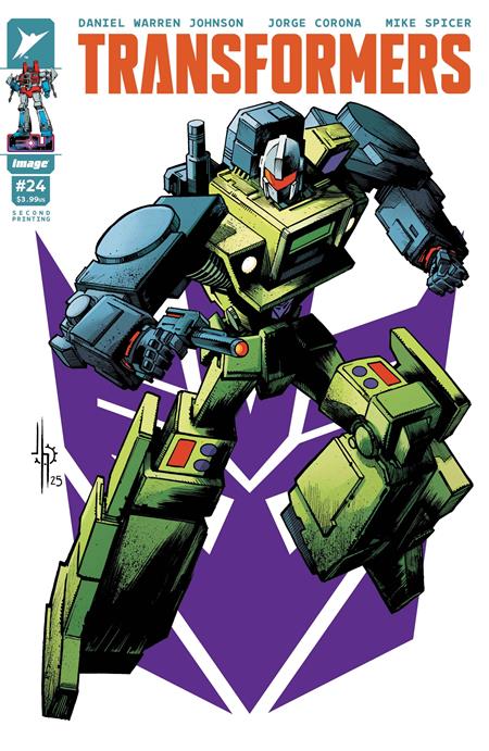 Transformers (Image) 24 Comic 2nd Printing Jason Howard Decepticon Variant Image Comics 2025
