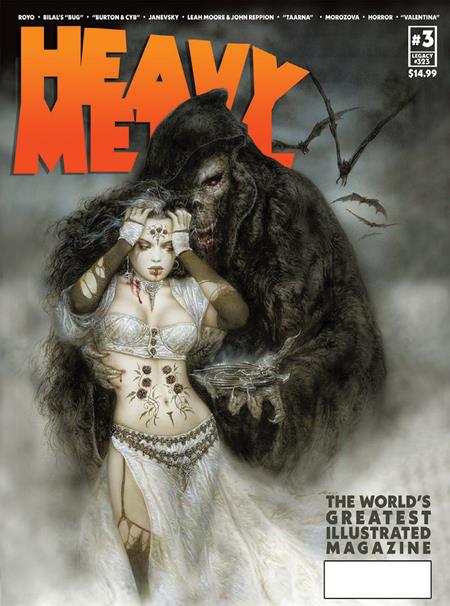 Heavy Metal Magazine 3 Magazine Luis Royo Heavy Metal Publications 2025