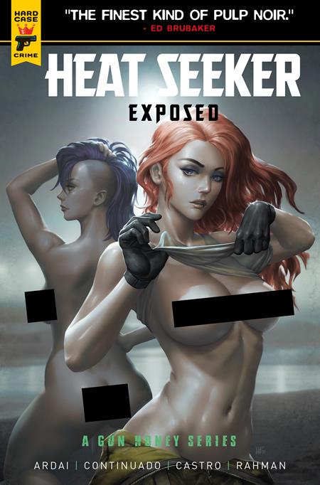 Heat Seeker: Exposed -  A Gun Honey Series 3 Comic Kendrick Lim Nude Polybagged Variant Titan Books 2025