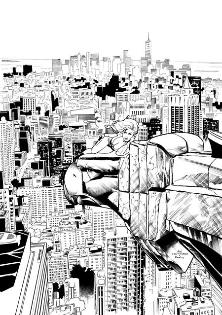 Heat Seeker: Exposed -  A Gun Honey Series 3 Comic 1:5 Ace Continuado Incentive B&W Titan Books 2025