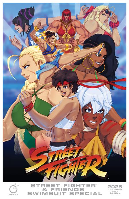 Street Fighter & Friends: Swimsuit Special 2025 1 Comic Tovio Rogers Udon Comics 2025