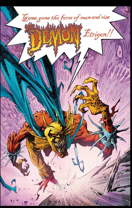 DEMON #1 CVR G INC 1:25 JOHN MCCREA CARD STOCK VAR DC Comics James Harren James Harren John McCrea PREORDER