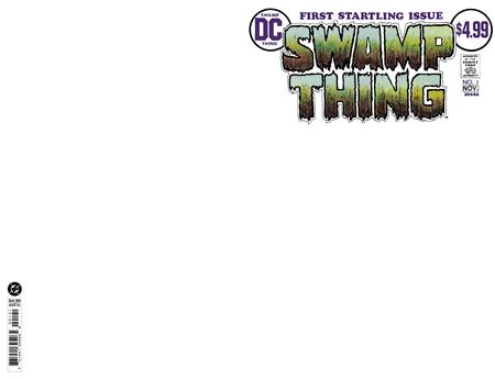 SWAMP THING #1 FACSIMILE EDITION CVR D BLANK CARD STOCK VAR DC Comics Len Wein Bernie Wrightson Blank PREORDER