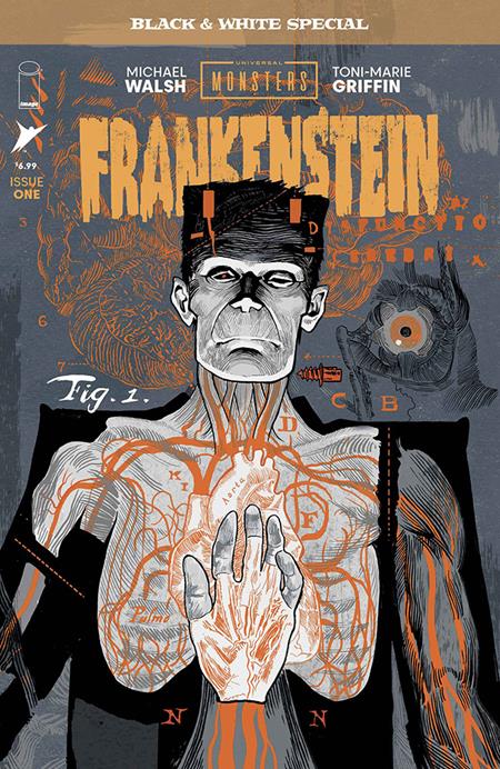 UNIVERSAL MONSTERS FRANKENSTEIN B&W SPECIAL #1 (OF 2) CVR A MICHAEL WALSH Image Comics Michael Walsh Michael Walsh Michael Walsh PREORDER
