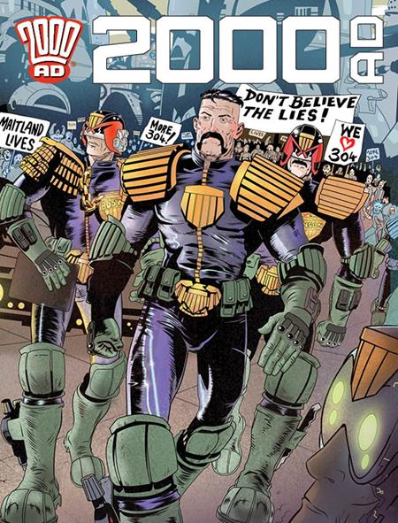 2000 AD PROG #2503 Rebellion Publishing Rob Williams, Arthur Wyatt, Guy Adams, David Barnett Henry Flint, Lee Milmore, Ben Willsher, Megan Huang Stewart K. Moore PREORDER