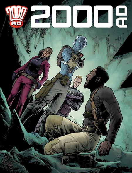 2000 AD PROG #2504 Rebellion Publishing Dan Abnett, David Barnett, Alec Worley, Guy Adams Henry Flint, Lee Milmore, Megan Huang, Ben Willsher Tazio Bettin PREORDER
