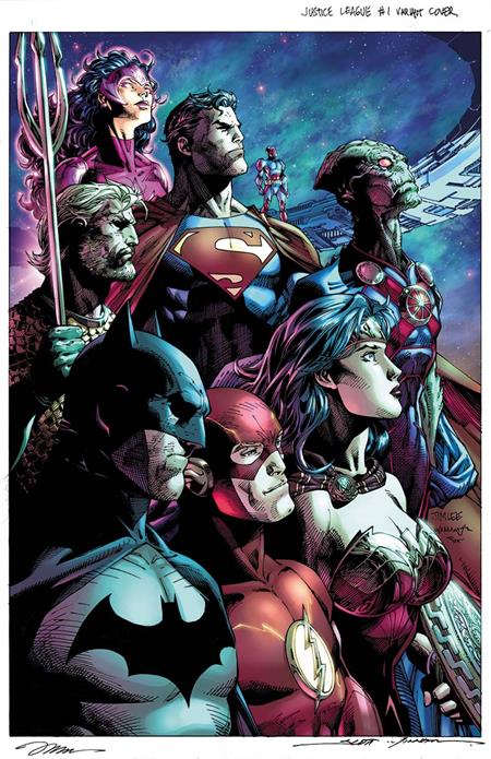 JUSTICE LEAGUE UNLIMITED #1 CVR B JIM LEE CARD STOCK VAR DC Comics Mark Waid Dan Mora Jim Lee PREORDER